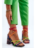 Módní sandály na vysokém podpatku Vícebarevné Josette