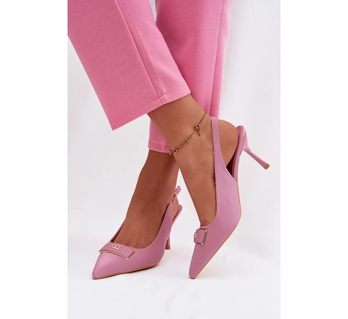 Dámské sandály Lurella 55-A62 růžové - Givana