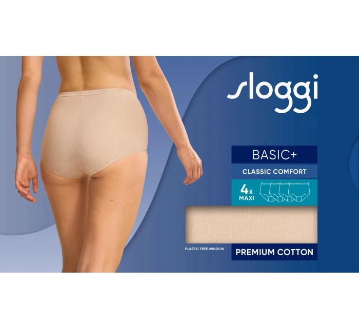 sloggi Basic+ Maxi 4P - YELLOW - SLOGGI YELLOW - SLOGGI sloggi Basic+ Maxi 4P - YELLOW - SLOGGI YELLOW - SLOGGI