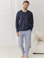 Pyžamo Taro 3669 Dorian, dlouhé rukávy, 3XL–4XL, Z26