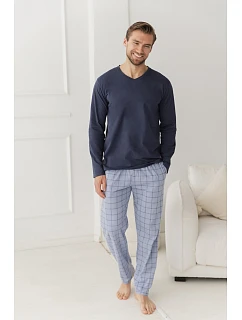 Pyžamo Taro 3669 Dorian, dlouhé rukávy, 3XL–4XL, Z26