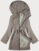 Tenká bunda s kapucí S'West tmavě béžová (B8236-46)