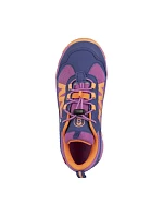 Trollkids Kids Tronfjell Hiker Low violet blue/mallow pink/papaya nepromokavá turistická obuv pro chlapce/dívky (475-111)
