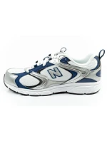 New Balance 408 pánské sportovní tenisky módní pohodlné bílé stříbrné