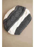 Čepice s rolováním Magda K293 camel