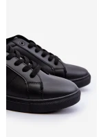 Nízké pánské tenisky z ekologické kůže Big Star NN174284 černé Nízké pánské tenisky z ekologické kůže Big Star NN174284 černé
