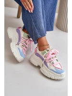 Dámské tenisky na masivní podrážce multikolor Nevela Dámské tenisky na masivní podrážce multikolor Nevela