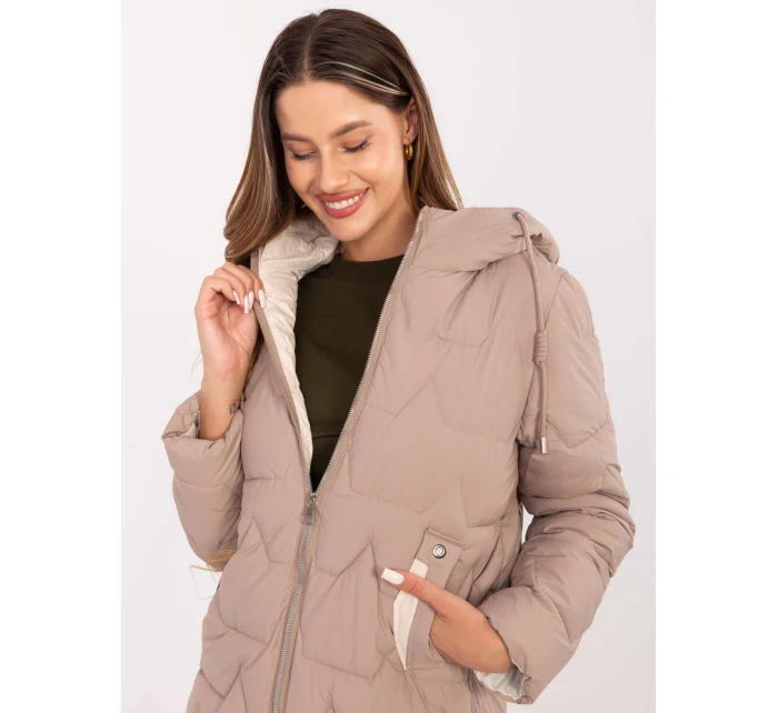 Kurtka MBM KR model 21217558 ciemny bezowy - FPrice