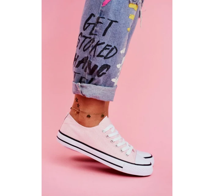 Dámské Klasické Tenisky Růžové Omerta Dámské Klasické Tenisky Růžové Omerta