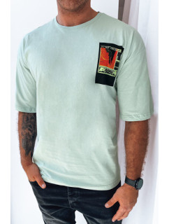 Pánské tričko s mátovým potiskem Dstreet RX5305