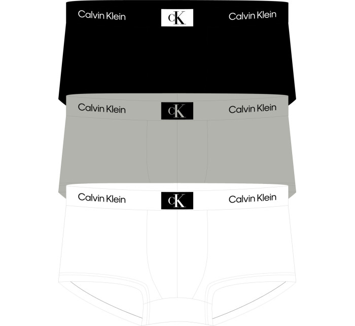 Pánské spodní prádlo LOW RISE TRUNK 3PK 000NB3532AFRQ - Calvin Klein