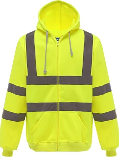 07 HiVis mikina s kapucí hi vis yellow model 22501870 - Yoko