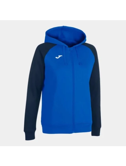 Mikina s kapucí na zip W 901336.703 modrá - Joma