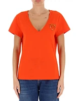 Tričko Love Birds W 100372A0MA růžové - Pinko