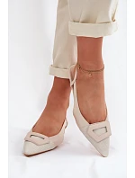 Sandály na podpatku  model 225625 Step in style