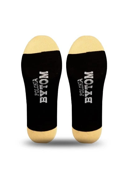 Ponožky Polonia Bytom - Gold Black