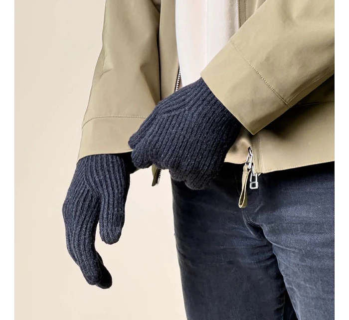 Pletené rukavice na telefon s výřezem na model 22083387 černé - Hurtel Pletené rukavice na telefon s výřezem na model 22083387 černé - Hurtel