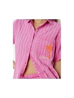 Dámské šortky RIP CURL Hotel Malibu Embroid Short, růžové Dámské šortky RIP CURL Hotel Malibu Embroid Short, růžové