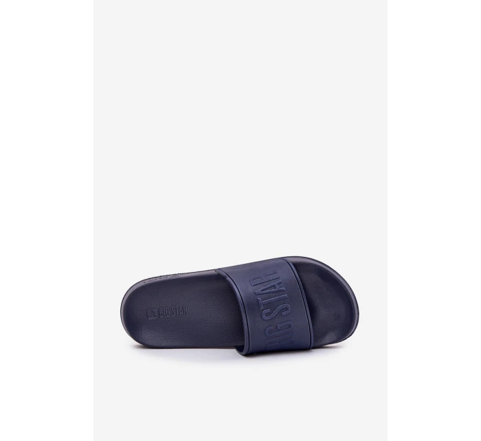 Lehké Pěnové Pantofle Pánské Big Star model 21687966 Tmavě Modré - Big Star Shoes Lehké Pěnové Pantofle Pánské Big Star model 21687966 Tmavě Modré - Big Star Shoes