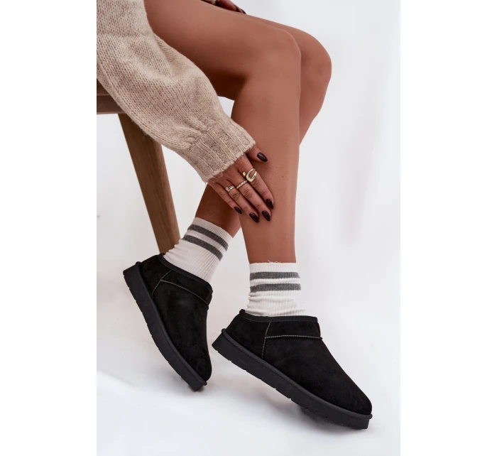 Dámské sněhule s kožíškem černé model 21747678 - Boto Dámské sněhule s kožíškem černé model 21747678 - Boto