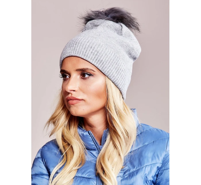 Čepice AT CZ 171701.37 šedá