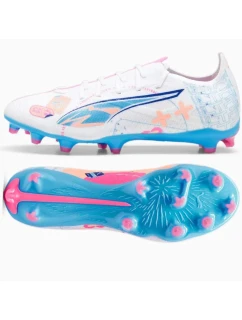 Pánské sportovní fotbal boty Ultra 5 Match Vol.Up FG/MG M 108064-01 Bílá mix - Puma
