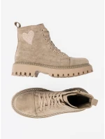 Klasické kotníčkové boty hnědé dámské platforma Klasické kotníčkové boty hnědé dámské platforma