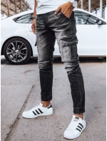 Pánské džínové kalhoty jogger černé Dstreet model 21971209 - FashionStreet