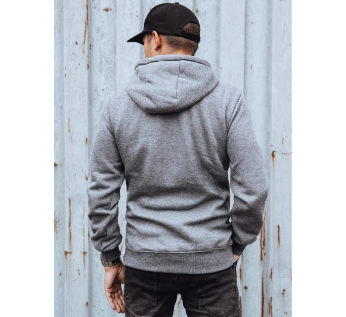 Pánská tmavě šedá mikina FashionStreet BX5798