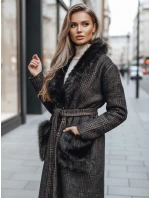 Dámský kožich hnědý FashionStreet TY5229z