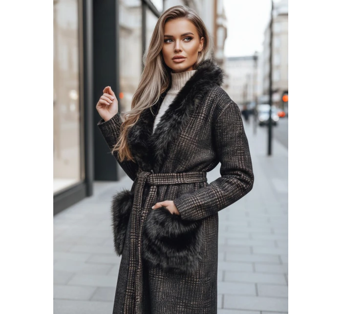 Dámský kožich hnědý FashionStreet TY5229z