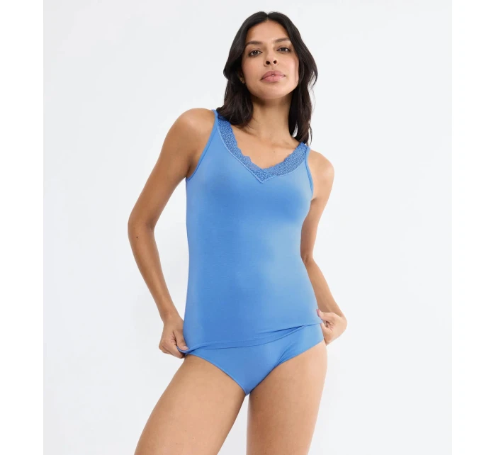 Feel of Modal Tank Top - BLUE - TRIUMPH BLUE - TRIUMPH