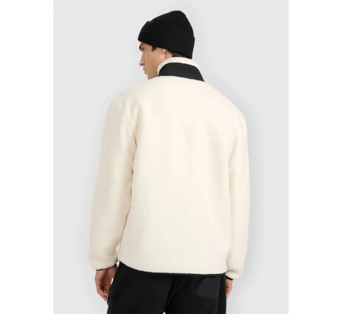 Pánský sherpa regular fleece se stojáčkem 4F 4FRAW25TFLEM456-12S Pánský sherpa regular fleece se stojáčkem 4F 4FRAW25TFLEM456-12S