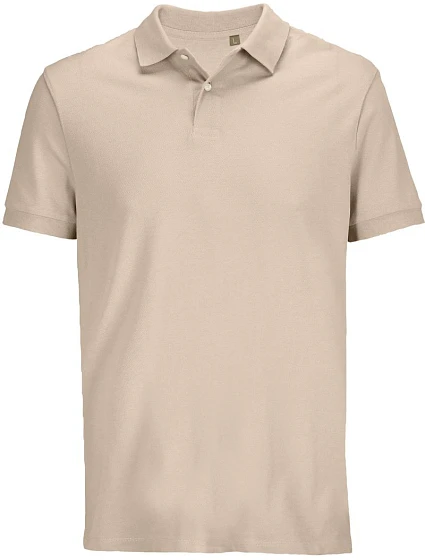 SOL'S Pacific Unisex piqué polo z těžké bavlny 25.4439 linen SOL'S Pacific Unisex piqué polo z těžké bavlny 25.4439 linen