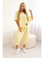 Bavlněný komplet halenka + kalhoty model 21903406 - K-Fashion