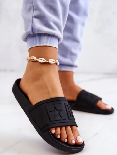 Dámské Nazouváky Big Star Černé DD274A271