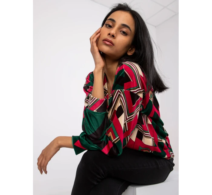 Halenka DHJ BZ 6033 1.49P tmavě zelená Halenka DHJ BZ 6033 1.49P tmavě zelená