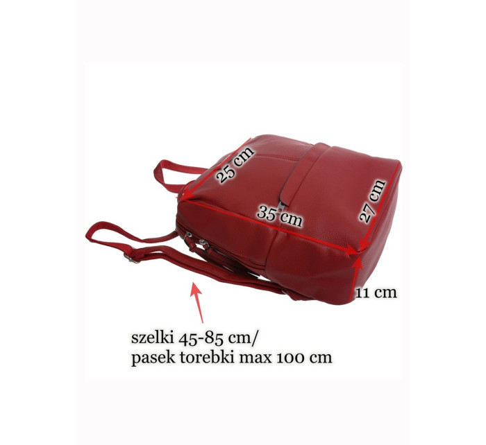 Plecak OW PC 6925 ciemny czerwony