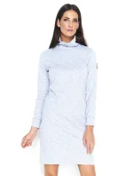 Dámské volnočasové šaty s rolákem středně dlouhé šedé - Šedá - Makadamia Dámské volnočasové šaty s rolákem středně dlouhé šedé - Šedá - Makadamia