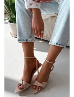 Sandály na podpatku model 226517 Step in style Sandály na podpatku model 226517 Step in style