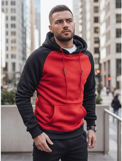 FashionStreet červená pánská mikina BX5491