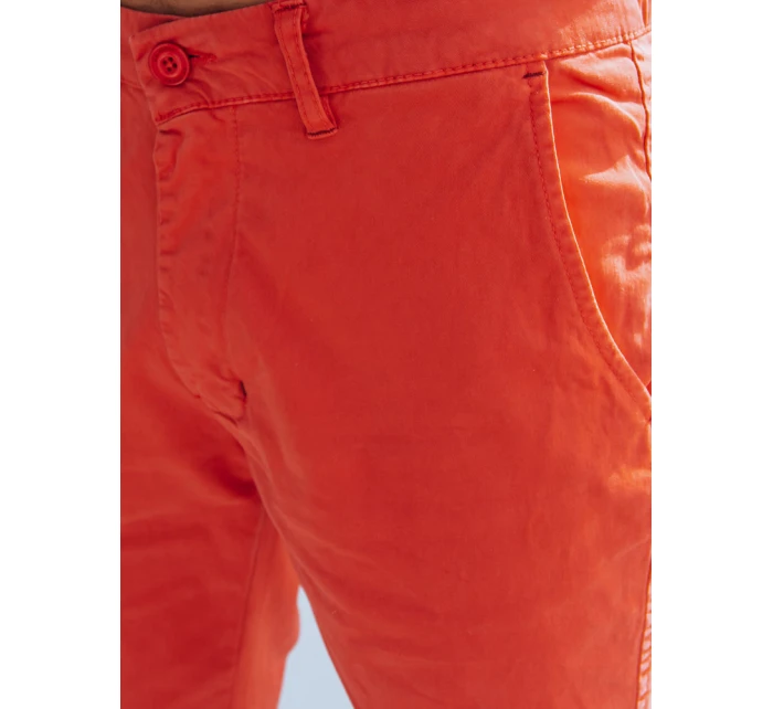 Pánské krátké šortky chinos červené Dstreet model 21969704 - FashionStreet