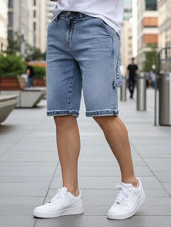 Pánské džínové šortky modré SX2582