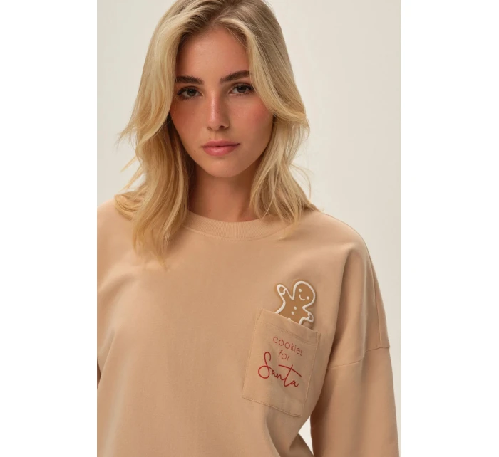 Dámské pyžamo 41899 Fawn - HENDERSON Dámské pyžamo 41899 Fawn - HENDERSON