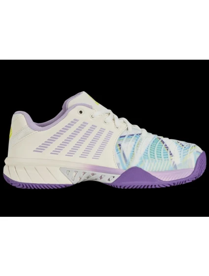 Dámská sportovní obuv K-Swiss Express Light 3 Padel tenisky white/purple (98900-182-M)