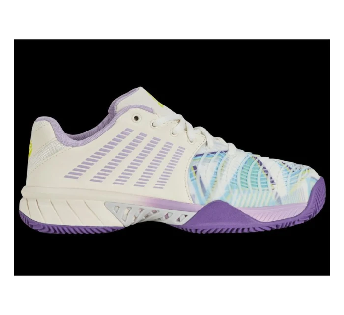 Dámská sportovní obuv K-Swiss Express Light 3 Padel tenisky white/purple (98900-182-M)