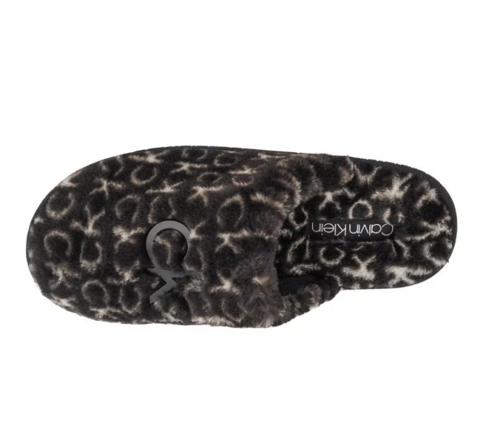 Dámské pantofle Mule Fur Mono W HW0HWW00536-0GK - Calvin Klein