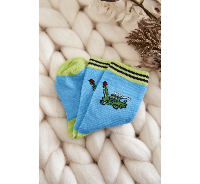 Dětské bavlněné ponožky se vzory model 21604720 vícebarevné - Just Play