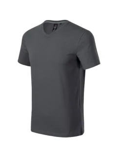 Action V-neck tričko pánské light anthracite