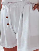 Dámské látkové šortky SUMMER TRIP white FashionStreet SY0438